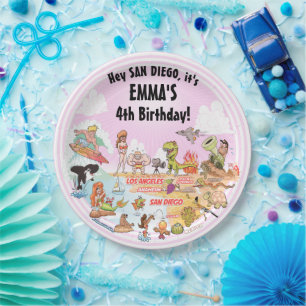 Assiettes en Papier pour Anniversaire SoCal