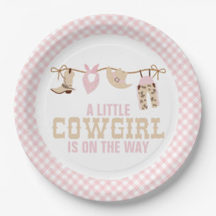 Assiettes en papier pour baby shower sur le thème