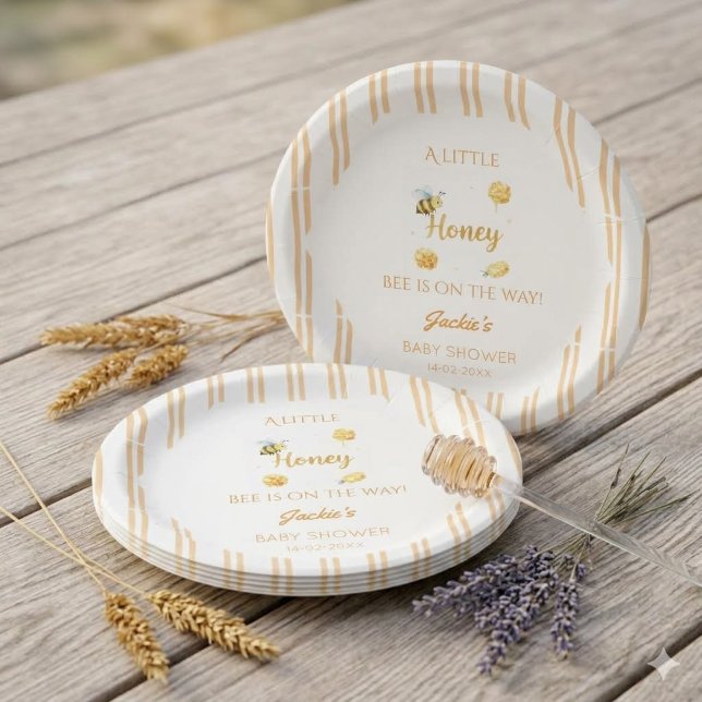 Assiettes en papier pour Baby Shower sur le thème  (Créateur téléchargé)