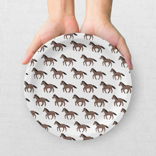 Assiettes en papier pour Baby Shower sur le thème 