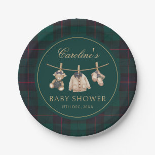 Assiettes en papier pour Baby Shower Teddy Bear Gr