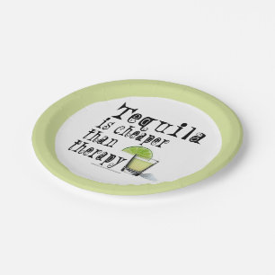 ASSIETTES EN PAPIER POUR COCKTAILS - THÉRAPIE TEQU