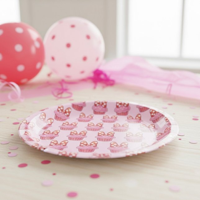 Assiettes en papier pour cupcakes (Créateur téléchargé)