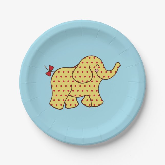 Assiettes en papier pour fête d'anniversaire des e (Devant)