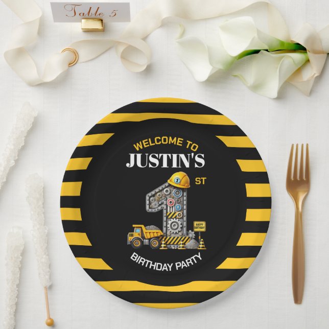 Assiettes en papier pour fête d'anniversaire sur l (Mariage)