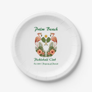 Assiettes en Papier pour Fête de Club de Picklebal