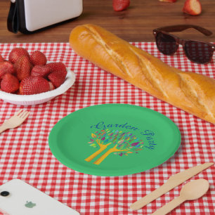 Assiettes en Papier pour Fête de Jardin