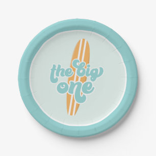 Assiettes en papier pour le 1er anniversaire de Th