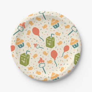 Assiettes en papier pour le 4e anniversaire de Cam
