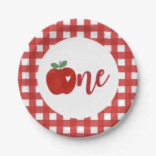 Assiettes en papier pour le premier anniversaire A