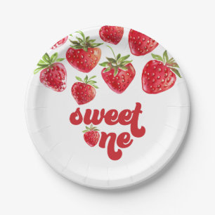 Assiettes en papier pour premier anniversaire frai
