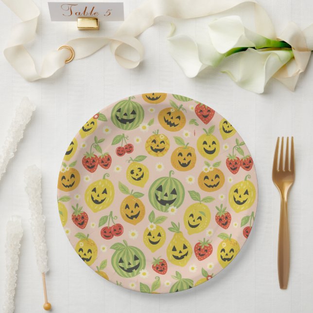Assiettes en papier pour Summerween, Décoration de (Mariage)
