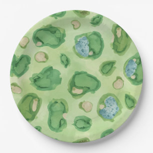 Assiettes en papier pour terrain de golf Vaissel