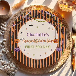 Assiettes en papier Spooktacular Halloween Anniver