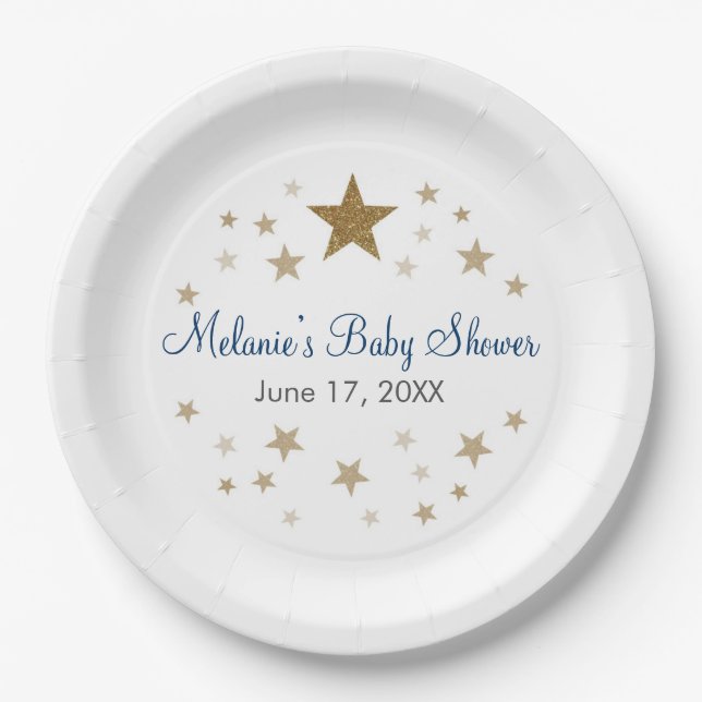 Assiettes en papier Twinkle Twinkle Little Star (Devant)