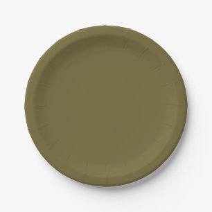 Assiettes en papier vertes - 7in Salty Bar Club
