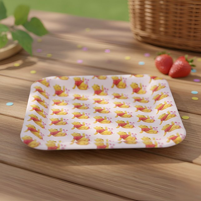 Assiettes en papier Winnie (Créateur téléchargé)