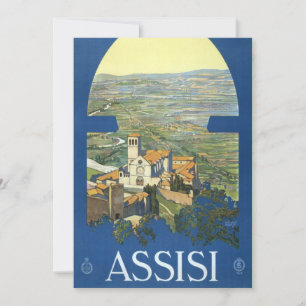 Assisi Italie Voyage Artistique Vintage Basilique