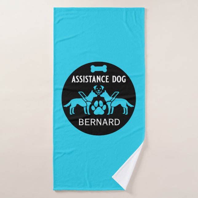 Assistance Dons de chien (Serviette de bain)