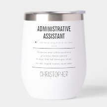 Assistant administratif personnalisé amusant