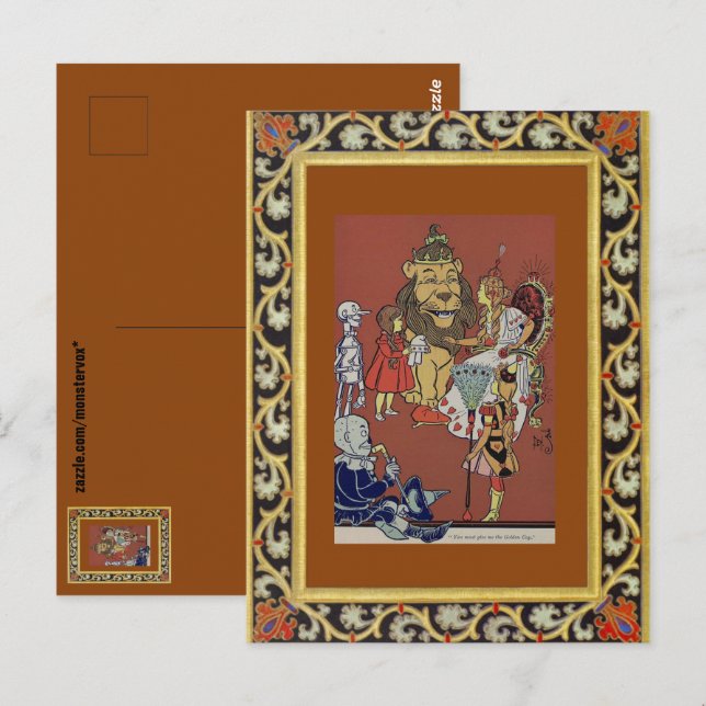 Assistant de carte postale Oz (Devant / Derrière)