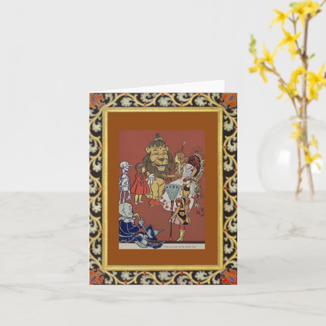 Assistant de la carte de voeux Oz (Fleur jaune)