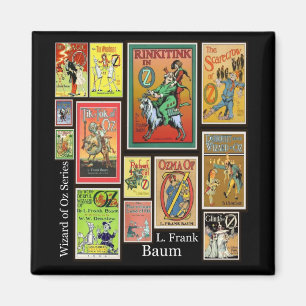 Assistant de Oz L Frank Baum Magnet collage