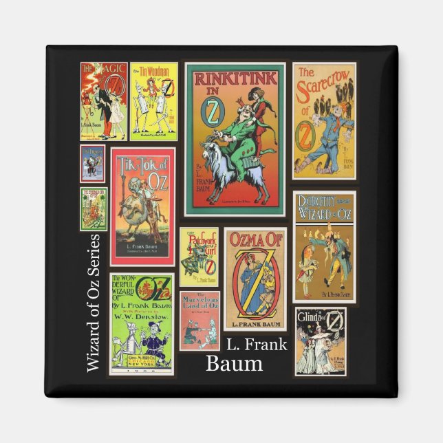 Assistant de Oz L Frank Baum Magnet collage (Devant)