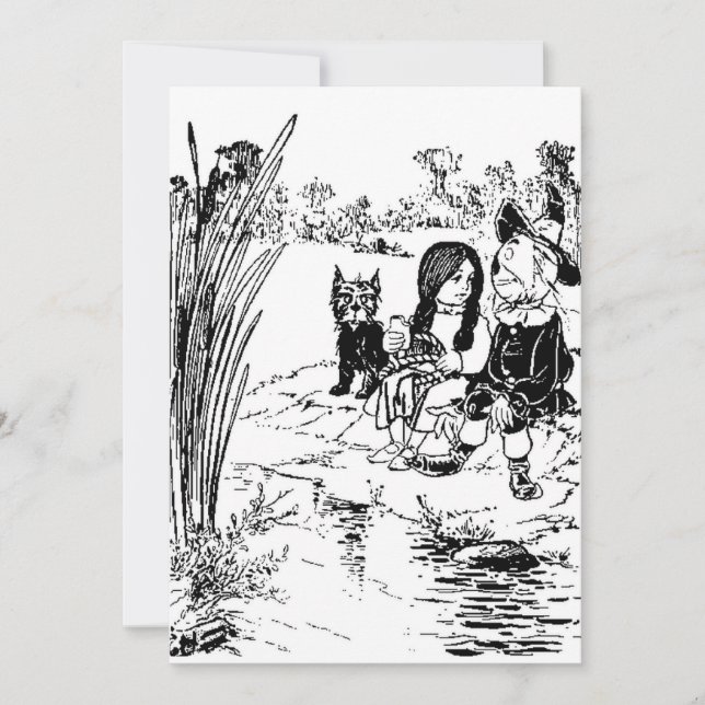 Assistant d'Oz Toto, Dorothy et Scarecrow (Devant)