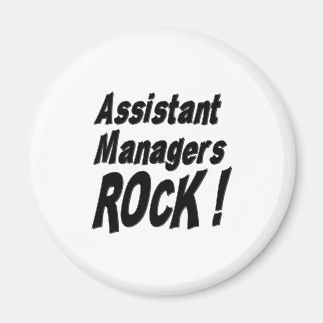 Assistant Managers Rock ! Magnet (Devant)