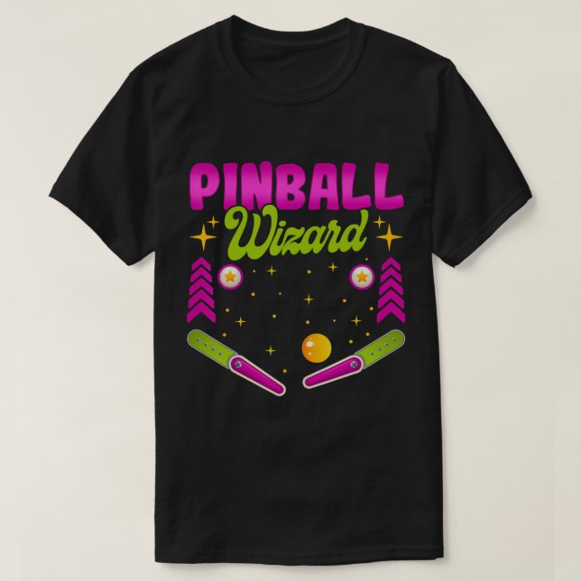 Assistant Pinball - T-shirt Pinball (Design devant)