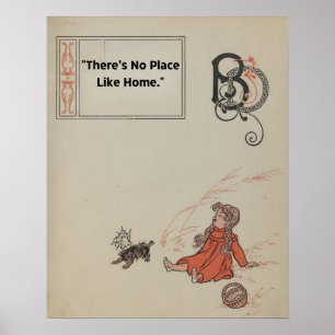 Assistant vintage de Oz Poster avec Dorothy et Tot