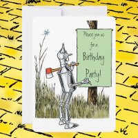 Assistant vintage de Oz Tinman Invitation d'annive