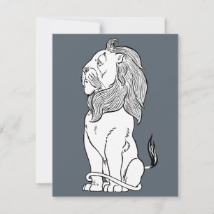Assistant vintage d'Oz, Lion courageux