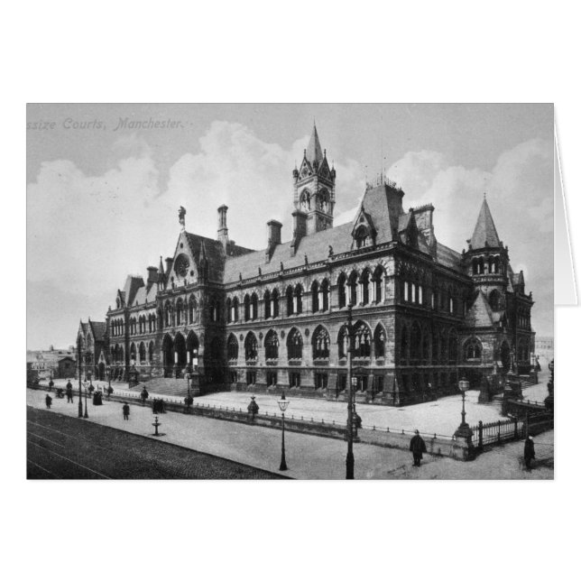 Assize Courts, Manchester, c.1910 (Devant horizontal)