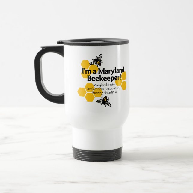 Association des apiculteurs du Maryland Travel Mug (Gauche)