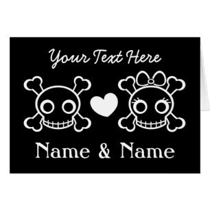 Associé mignon de crânes