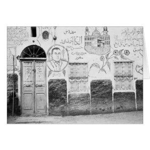 Assouan Egypte, Maison Décorée