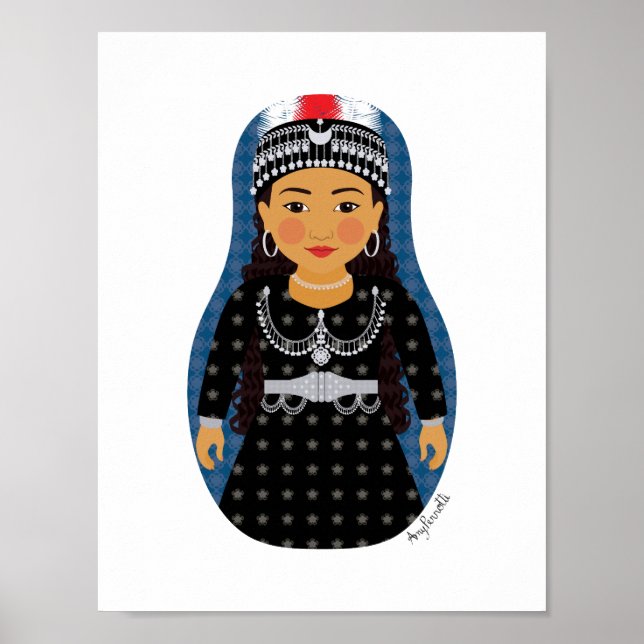 Assyrian Matryoshka Poster (Devant)