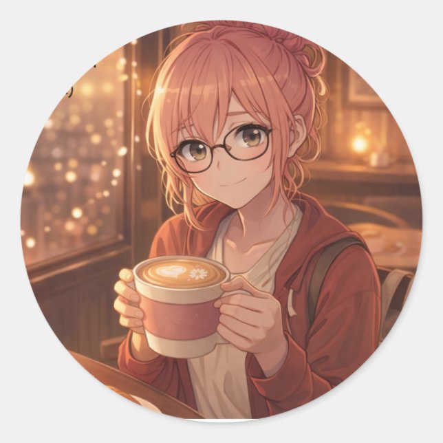 Aster™ I'm Just a Girl sticker Cute Aesthetic (Devant)