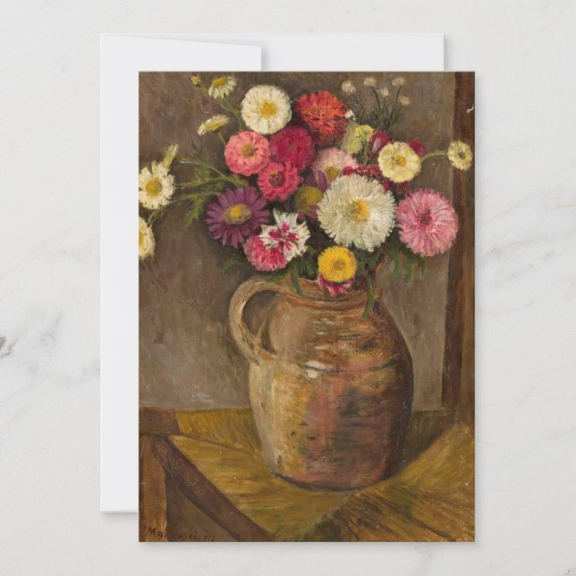 Asters et Zinnias | Tadeusz Makowski (Devant)