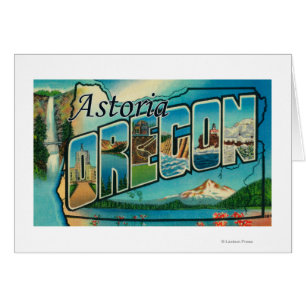 Astoria, Oregon - Scènes de grandes lettres