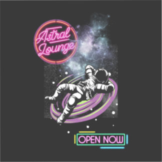 Astral Lounge - Autocollant