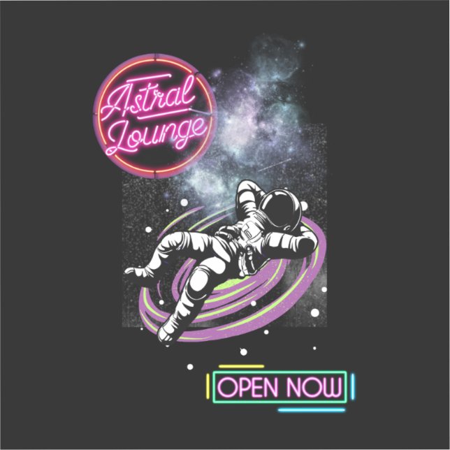 Astral Lounge - Sticker (Recto)