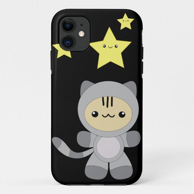 Astro kitty kawaii iPhone 5 coque (Dos)