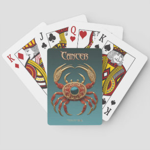 Astrologie Cartes de Jeu - Cancer Symbole Zodiaque