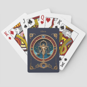 Astrologie Cartes de jeu - Libra Zodiac Signal