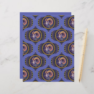 Astrologie des baies lunaires rétro Mandala Motif