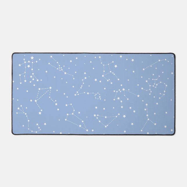 Astrologie Pastel Bleu Étoiles Constellation (Recto)