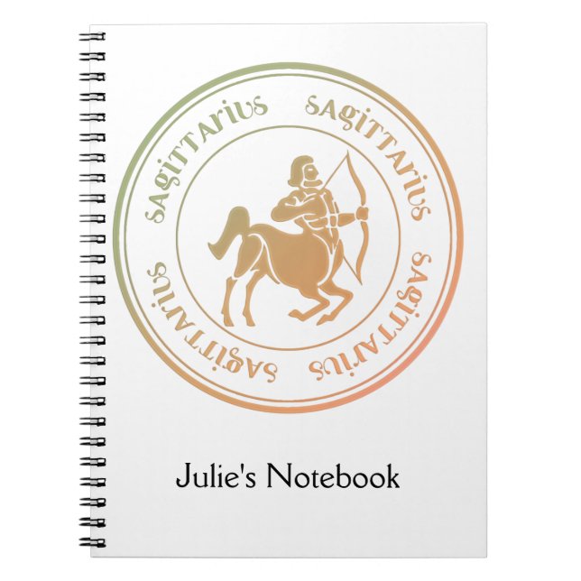 Astrologie Sagittaire Zodiac d1 Carnet 1 (Devant)